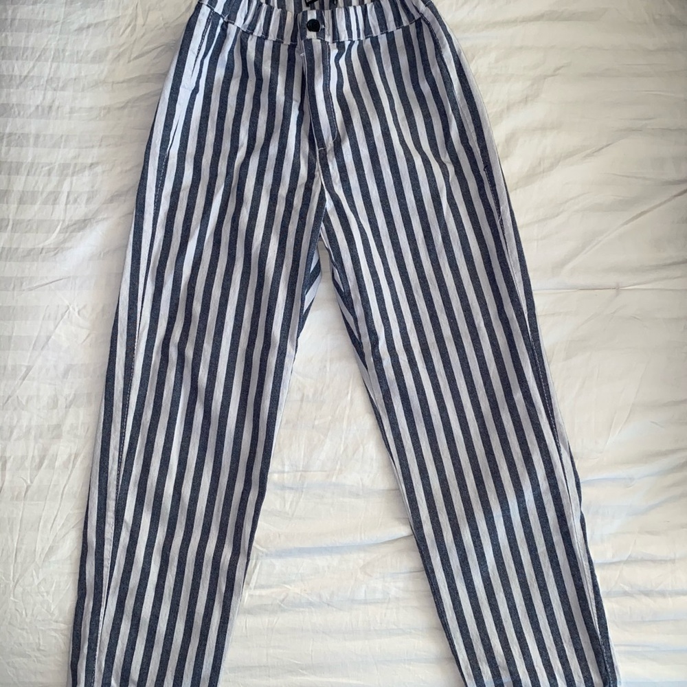Brandy Melville Striped Pants One Size Small